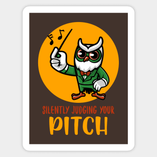 Silently Judging Your Pitch Sticker